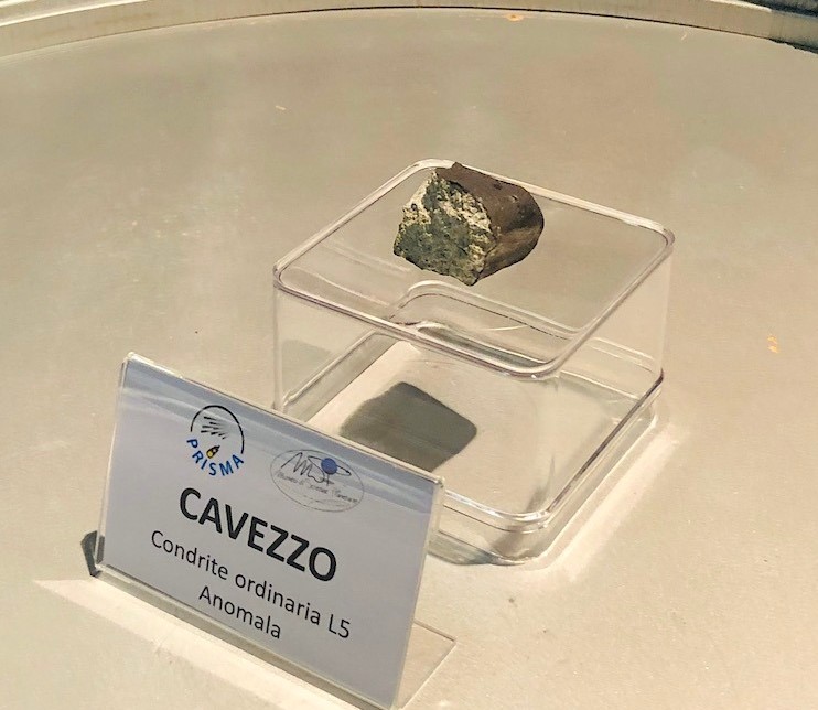 Scienza: consegnata al Museo di Scienze Planetarie la meteorite di Cavezzo