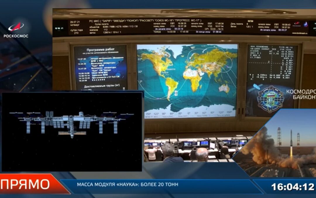 Scienza: Spazio, tutto pronto per l’attracco sulla ISS del nuovo modulo Nauka e del braccio robotico europeo