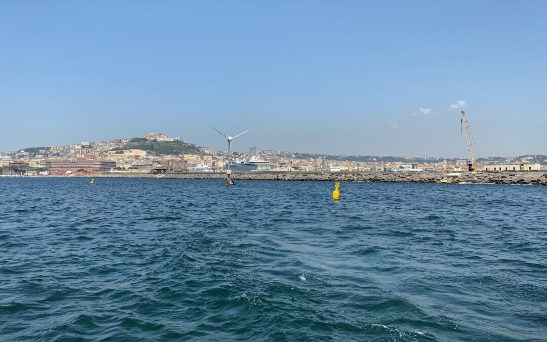 Varata a Napoli la prima turbina eolica galleggiante del Mediterraneo