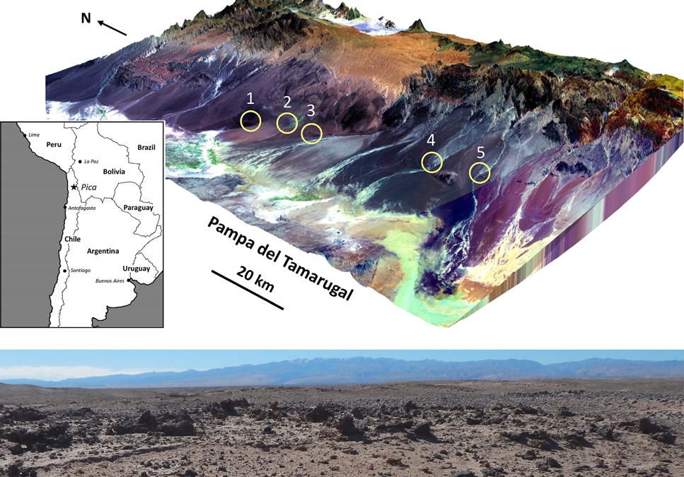 Scienza: la roccia vetrosa dell’Atacama formata da una palla di fuoco cometaria