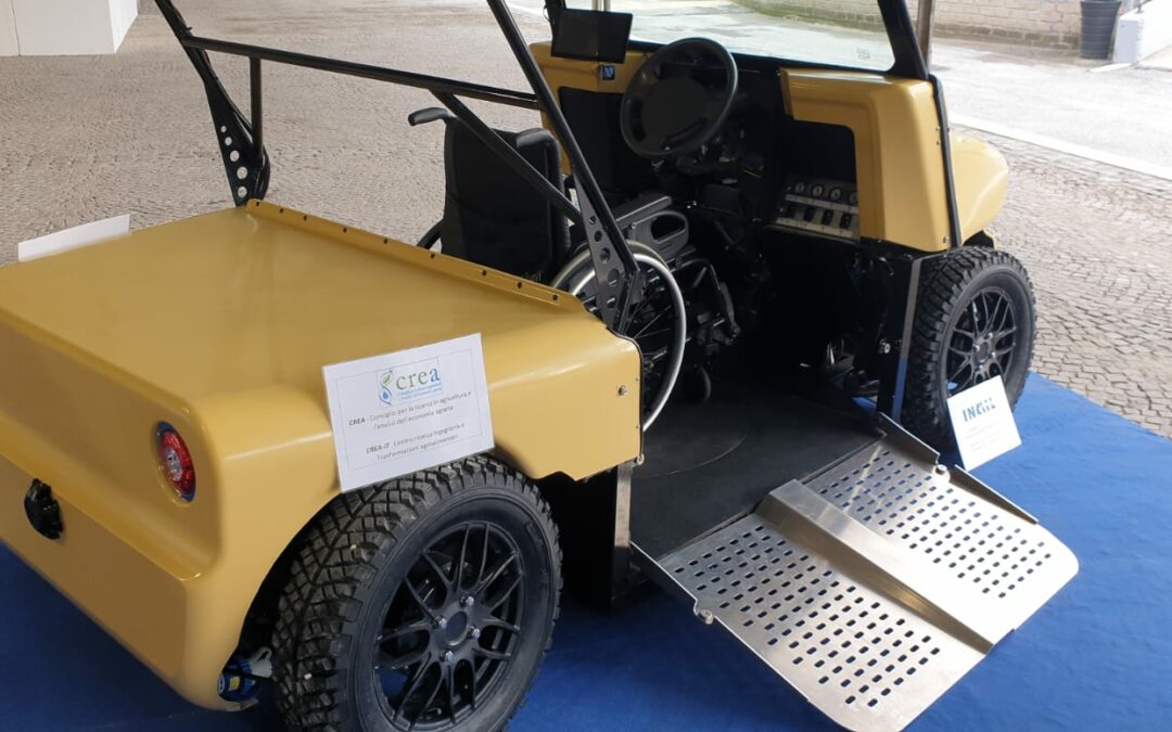 Ricerca Italiana: disabilità, con macchina elettrica di CREA e Inail l’agricoltura è accessibile