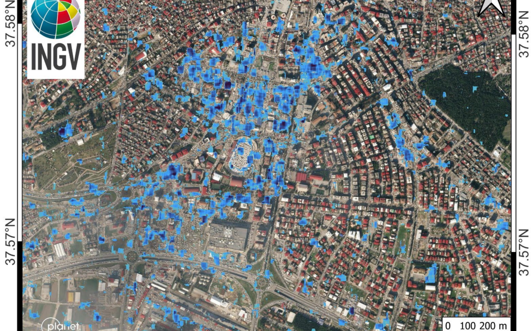 ASI e INGV, ecco come i satelliti migliorano la gestione dei soccorsi in Turchia e Siria