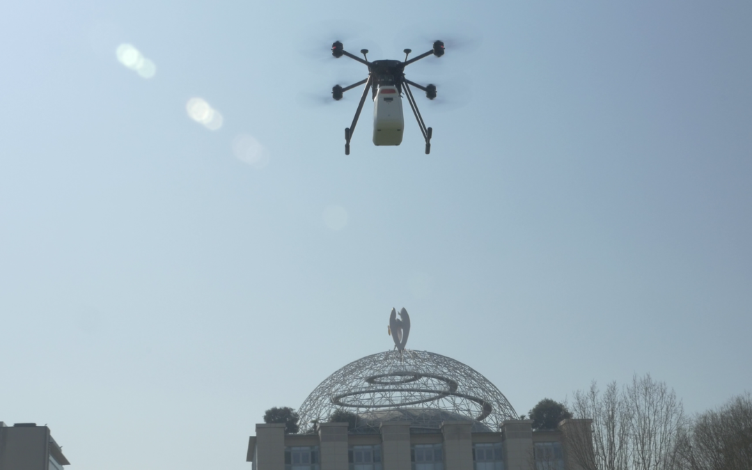 Salute: al San Raffaele testato utilizzo droni per il trasporto aereo di materiale biomedicale