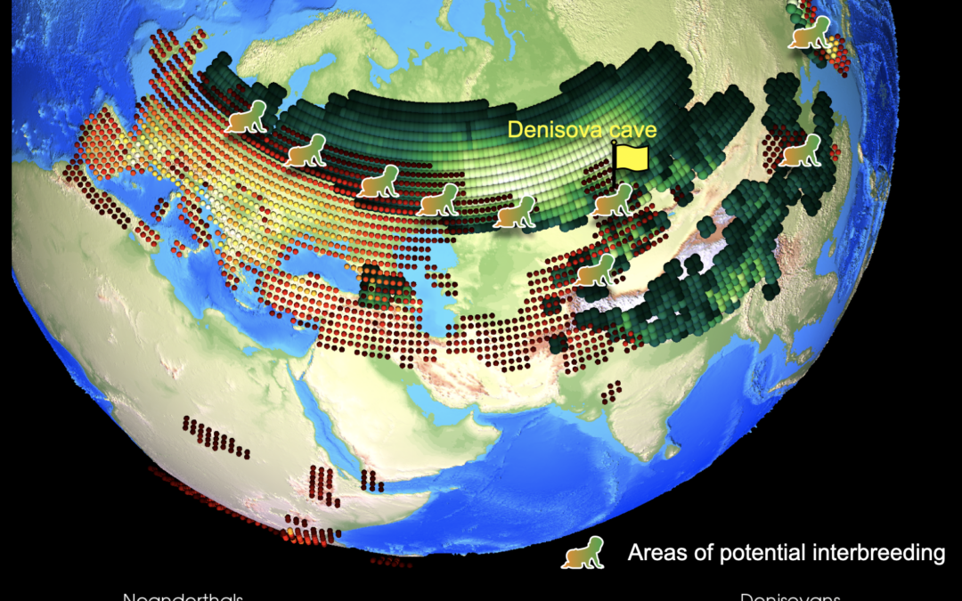 Realizzata la mappa che mostra i luoghi dove antenati Homo si sono incrociati
