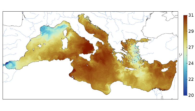 Scienziati ricalcolano le ondate di caldo del Mediterraneo