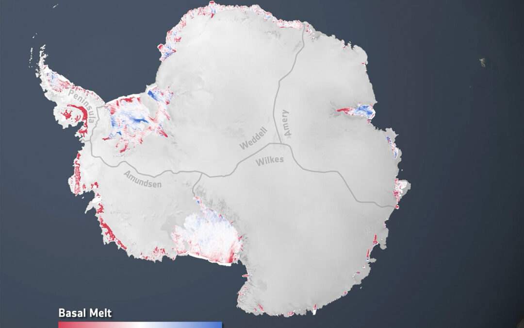 ESA, piattaforme di ghiaccio antartiche ridotte del 40%