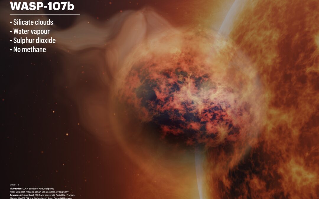 Il telescopio spaziale James Webb scopre vapore acque su un vicino esopianeta