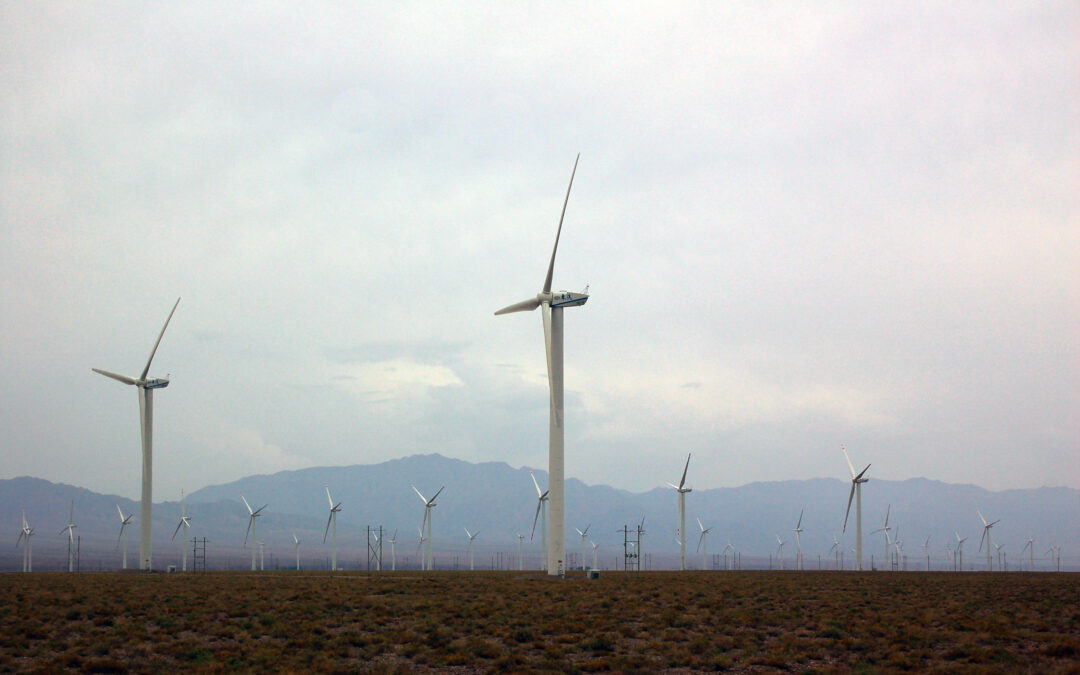 La Cina deve decuplicare i suoi campi eolici
