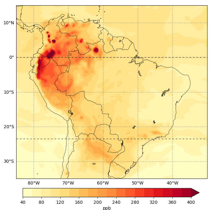 Copernicus: emissioni di incendi più elevate nel mese di febbraio in Brasile, Venezuela e Bolivia