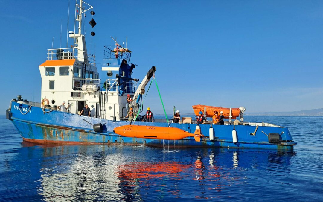 OGS, robotica subacquea, è operativo in Sicilia il nuovo AUV