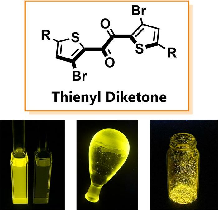 Nuovo molecola organica, fosforescenza record senza metalli rari