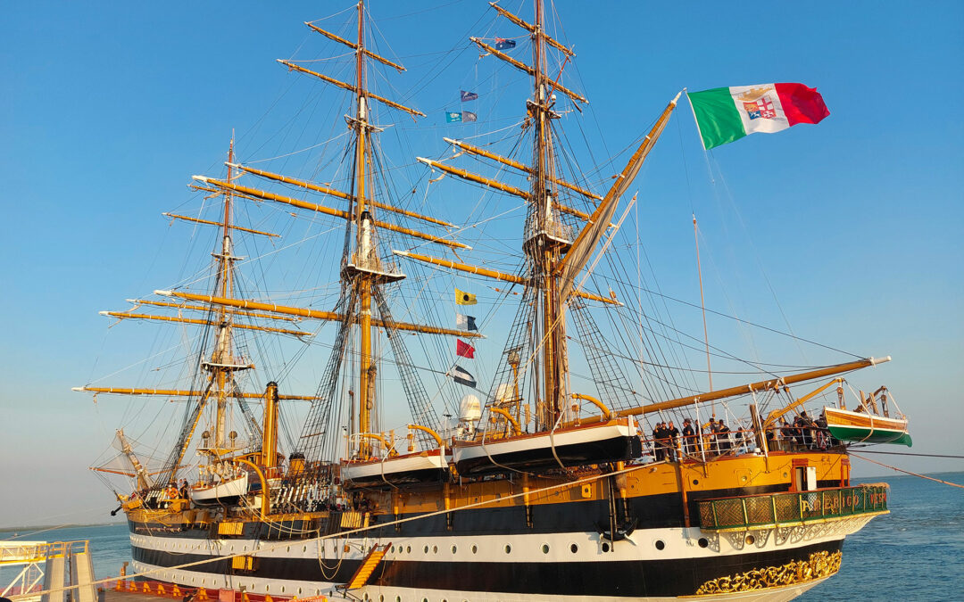 Un rivelatore di particelle a bordo dell’Amerigo Vespucci