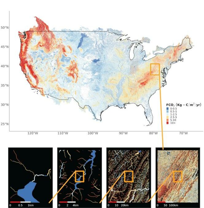 USA, emissioni dai corsi d’acqua più basse del 25%