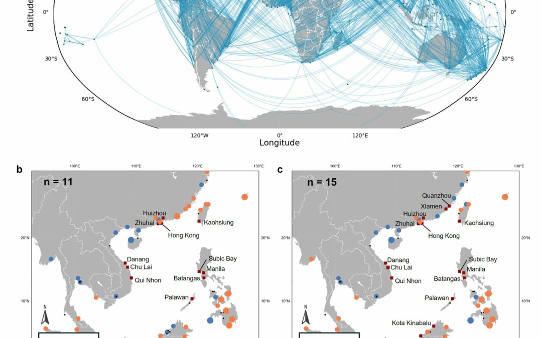 Realizzata mappa che evidenzia aree a rischio tsunami su rotte commercio globale
