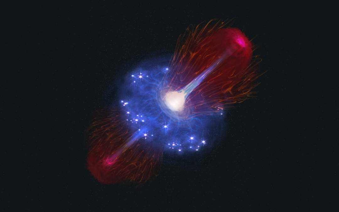 Osservato enorme buco nero dormiente nell’Universo primordiale