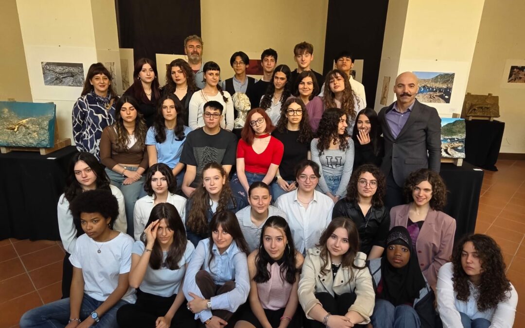 Life Eolizard alla notte dei musei di Modena con opere studenti Liceo Venturi