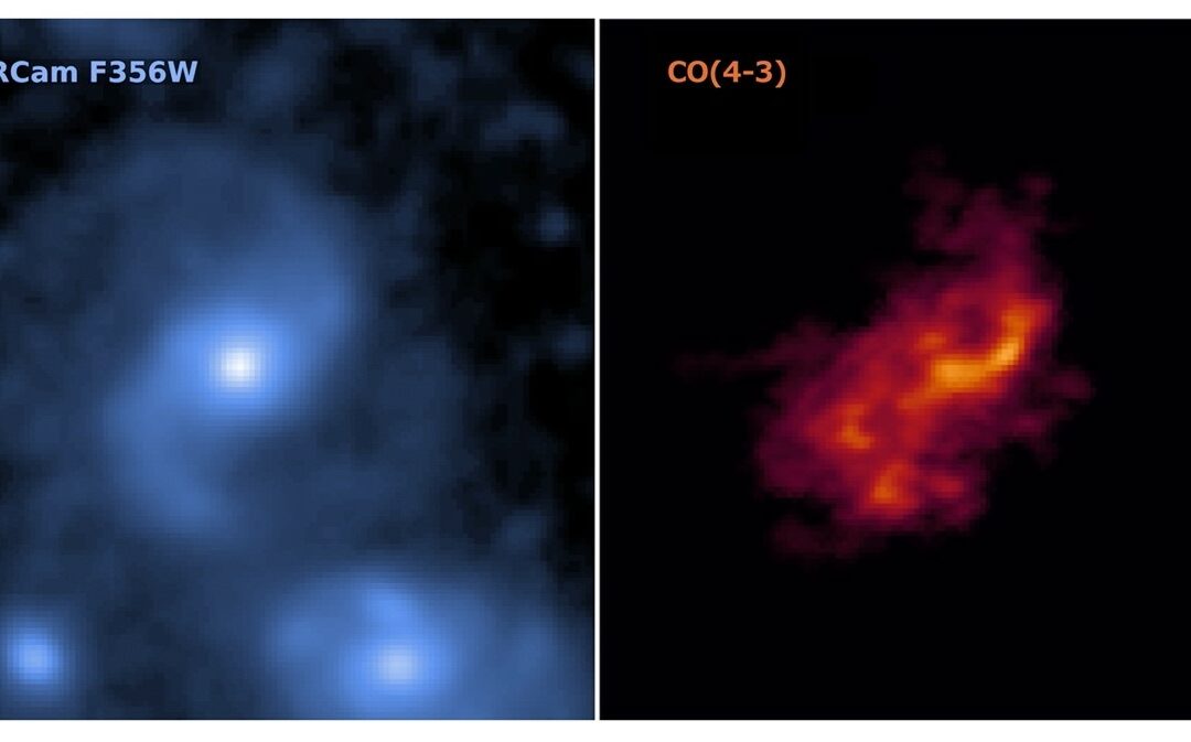 A 2,6 miliardi di anni dal Big Bang c’erano già galassie a barre