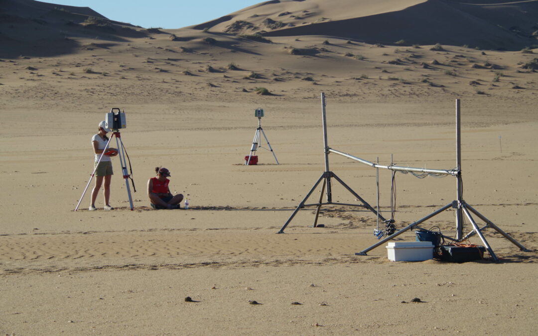 Le piccole dune di sabbia non si formano come quelle più grandi