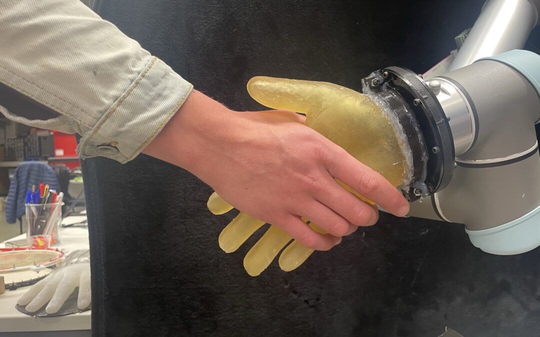 Pelle elettronica monomateriale conferisce ai robot il tocco umano