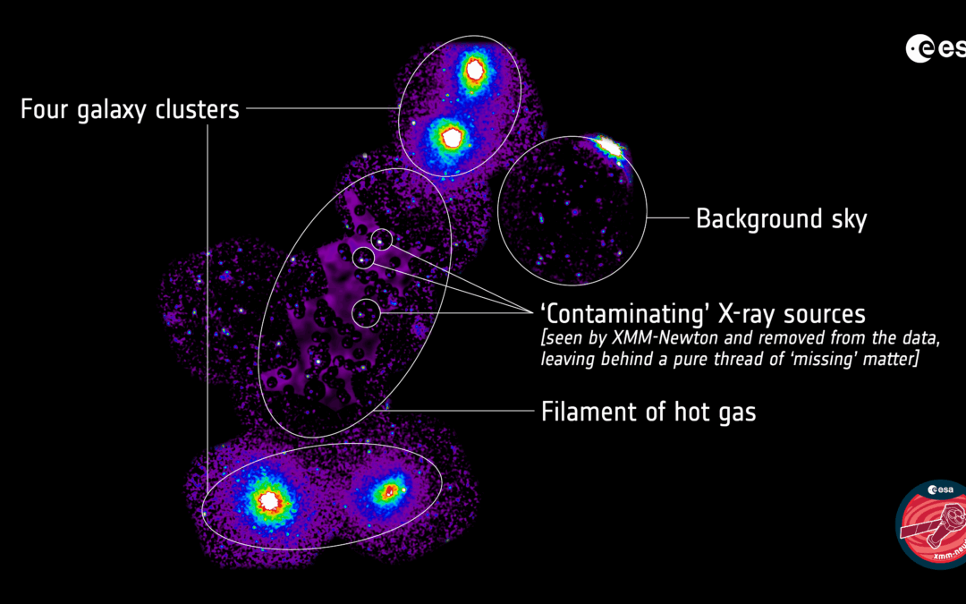 La scoperta di un vasto filamento di materia “mancante” conferma le previsioni dei modelli