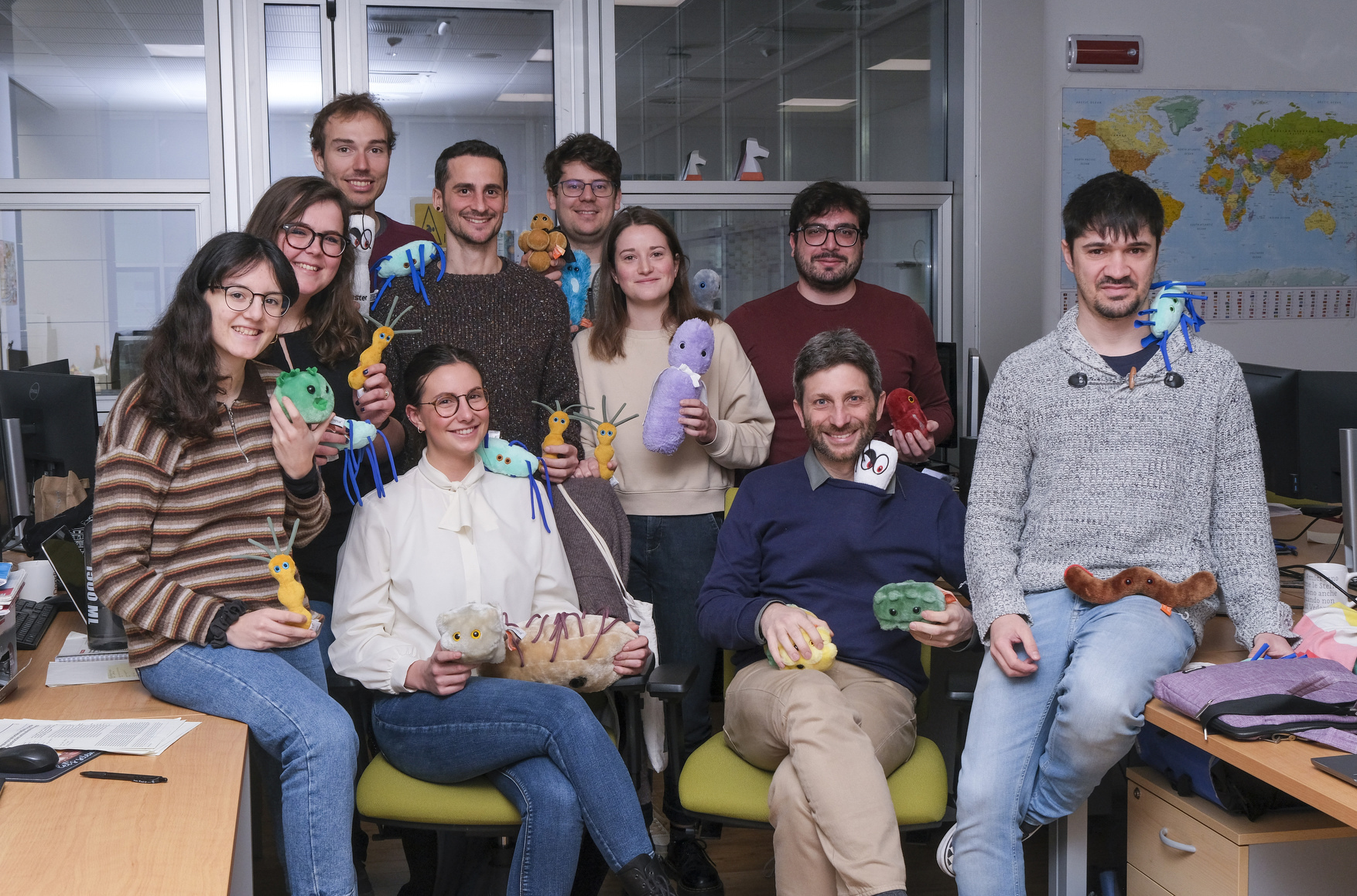Nicola Segata e il suo gruppo di ricerca – UniTrento – Ph. Federico Nardelli