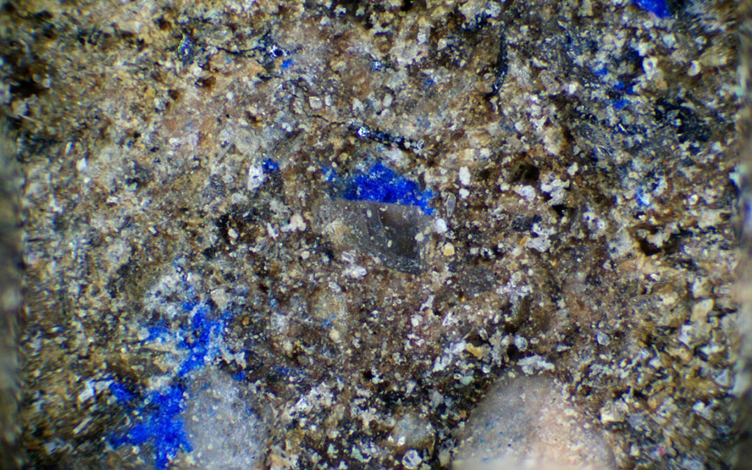 Il colore blu fu usato per la prima volta nel Paleolitico