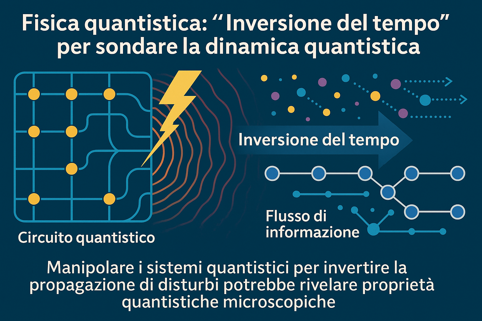 Con la fisica quantistica si può “invertire” il tempo